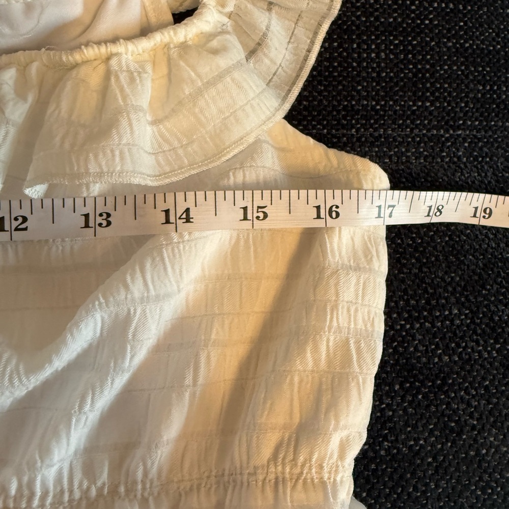 wild fable White Ruffle-Trim Mini Sundress - Picture 6 of 7